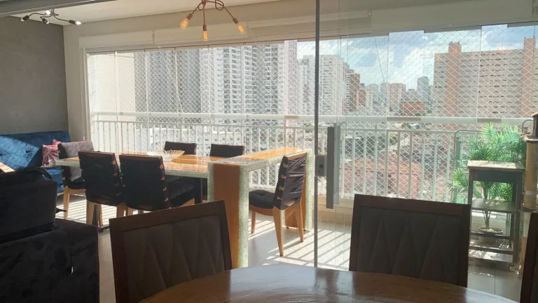 Imagem Apartamento 134M², 3Q, 3 Suítes, 4 Banheiros, 2 Vagas, 1 Lavabo, Varanda Gourmet, Academia, Churrasqueira, Piscina, Salão de Festas e Jogos, Depósito.