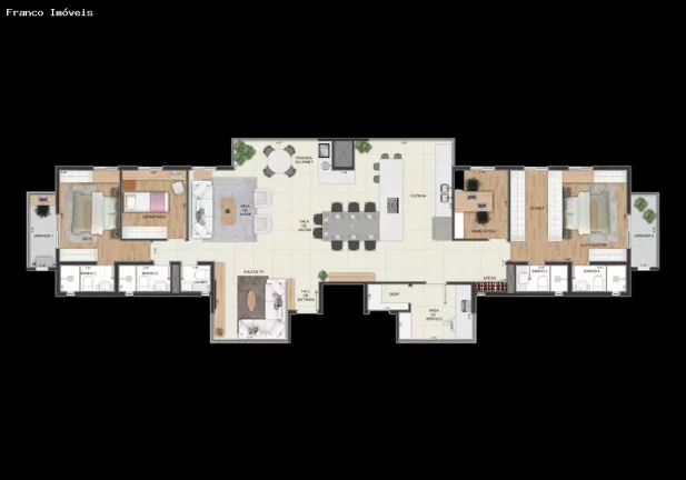 Imagem Apartamento Garden para Venda em Santo André, Vila Floresta, 3 dormitórios, 1 suíte, 2 banheiros, 2 vagas