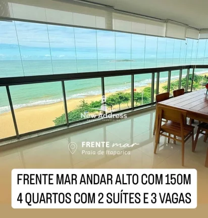 Imagem Apartamento 4 Quartos Porteira Fechada na Praia de Itaparica - Vila Velha/ES