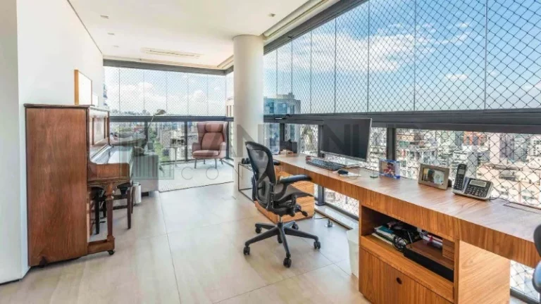 Imagem Impecável cobertura alto padrão com 4 quartos e 5 vagas no Jardim Paulista, São Paulo-SP