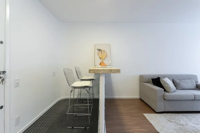 Imagem Apartamento 46M², 1Q, 1 Banheiro, 1 Vaga, Varanda, Piscina, Academia, Piscina Aquecida, Espaço Gourmet, Playground, Salão de Festa, Churrasqueira.
