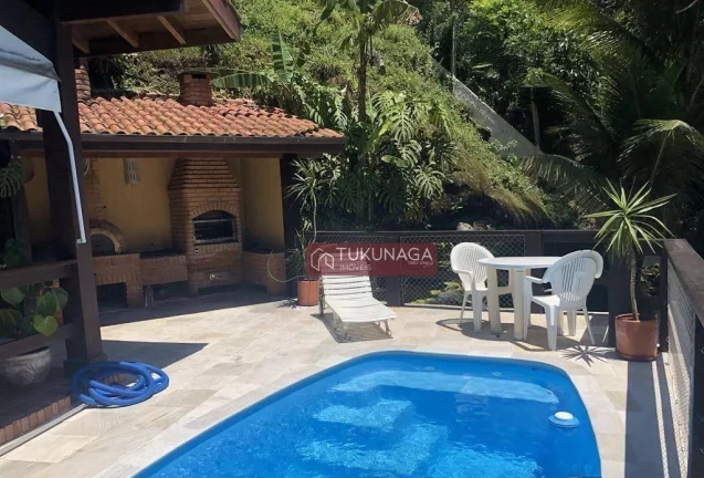 Imagem Linda Casa Alto Padrão com Vistas da Praia da Enseada - Ubatuba - SP.