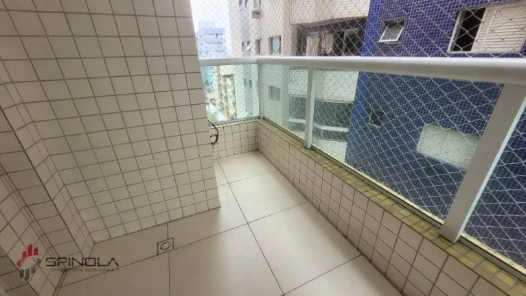 Imagem Apartamento com 1 dormitório à venda, 53 m² por R$ 360.000,00 - Guilhermina - Praia Grande/SP