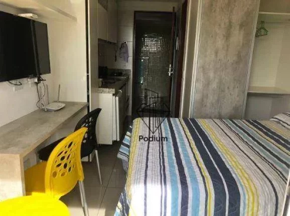 Imagem Flat mobiliado com varanda / sacada á 100m da praia de Intermares - FL0937