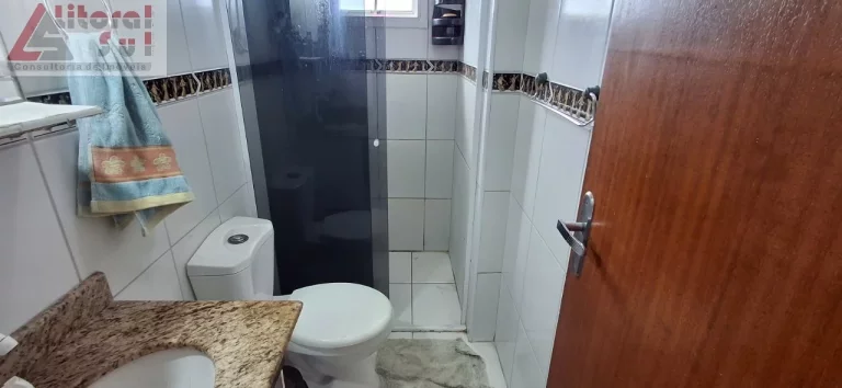 Imagem Apartamento à venda na Vila Assunção, Praia Grande-SP: 1 quarto, 1 sala, 1 banheiro, 1 vaga, 42m² de área!