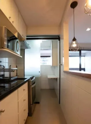 Imagem Apartamento 57M², 2Q, 1 Banheiro, 1 Vaga, Academia, Churrasqueira, Piscina Adulto e Infantil, Salão de Festas e Jogos, Sauna, Quadra de Squash, Jardim