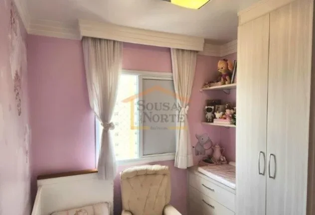 Imagem Apartamento de 61 m², em andar alto, com 2 dormitórios, sendo 1 suíte, sala para dois ambientes c...