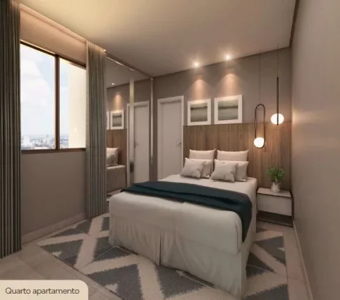 Imagem Apartamento com 1 dormitório à venda, 35,20 m² por R$ 245.000,00 - Jardim Cidade Universitária - João Pessoa/PB