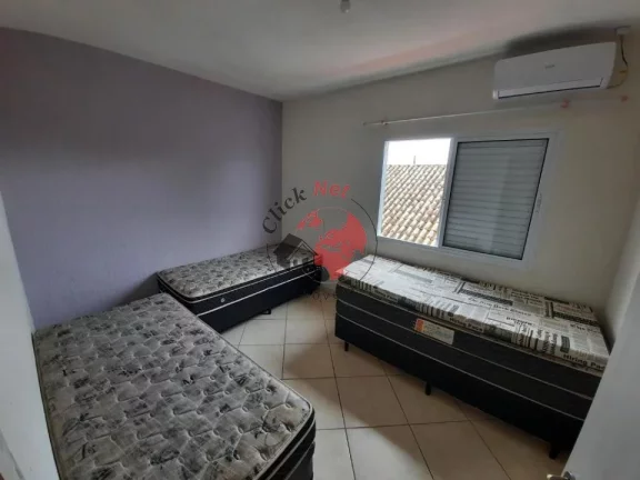 Imagem Sobrado em Condomínio , Troco por apto no ABC ,2 dorms c suite , quintal , 1 vaga ,bairro Cibratel II ,Itanhaem