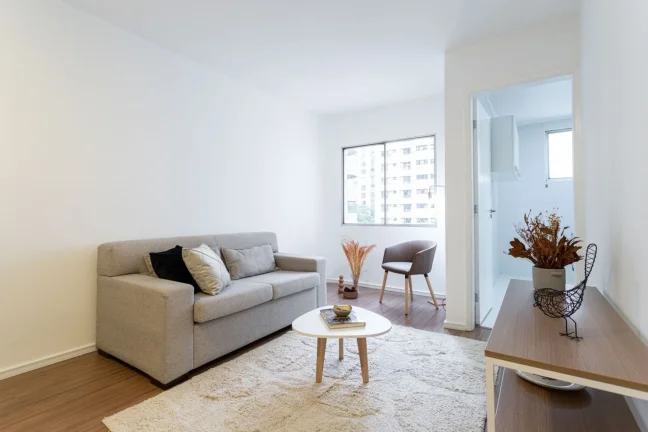 Imagem Apartamento 46M², 1Q, 1 Banheiro, 1 Vaga, Varanda, Piscina, Academia, Piscina Aquecida, Espaço Gourmet, Playground, Salão de Festa, Churrasqueira.