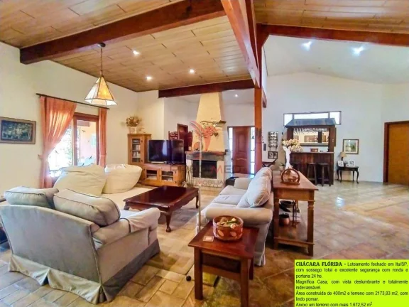 Imagem VENDO Magnífica Casa plana em Itu/SP, com piscina , vista deslumbrante e sossego total