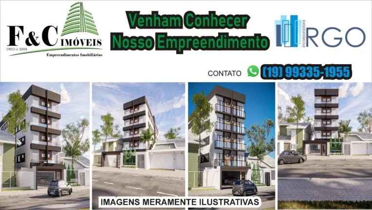 Imagem Apartamento para Venda em Ribeirão Preto, Vila Monte Alegre, 2 dormitórios, 1 suíte, 1 banheiro, 1 vaga