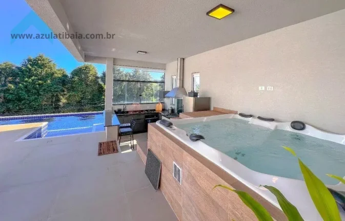 Imagem Casa de Condomínio Semimobiliada em Atibaia  Serra da Estrela