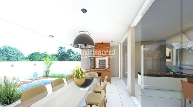 Imagem Casa à venda 3 Quartos, 3 Suites, 4 Vagas, 258M², Parque Tauá, Londrina - PR | CONDOMÍNIO ARAÇARI