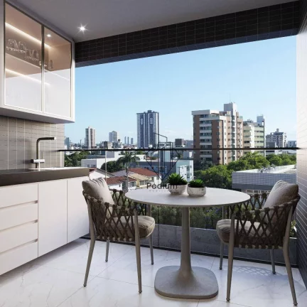 Imagem Apartamentos com elevador e varanda / sacada gourmet nas proximidades de Restaurante, farmácias e academia no Bairro dos Estados - AP2153