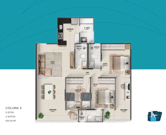 Imagem Exclusividade e Tecnologia na Enseada Azul: Apartamento de Alto Padrão
Viva o melhor da vida em um ...