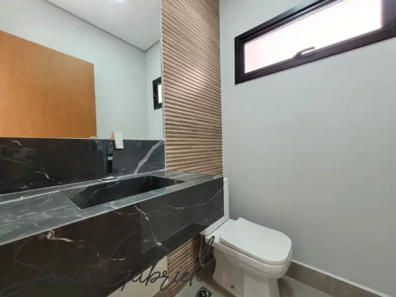 Imagem Casa de luxo em condomínio exclusivo em Valinhos-SP: 3 quartos, 3 suítes, 2 salas, 4 banheiros, 4 vagas, 230m². Venha conhecer!