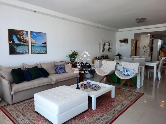 Imagem Apartamento de Luxo à Venda ou Locação em Pitangueiras, Guarujá-SP: 4 Quartos, 4 Suítes, 2 Salas, 5 Banheiros, 1 Vaga, 190m².