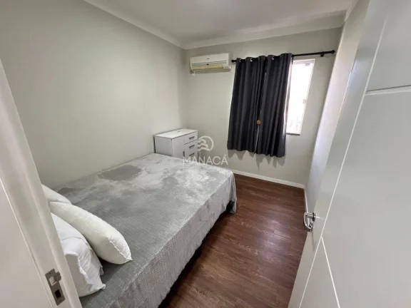 Imagem Apartamento vista mar, mobiliado, 3 quartos sendo 1 suíte, garagem coberta
