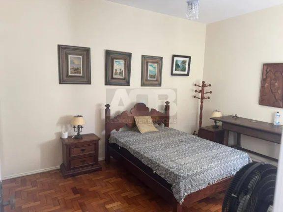 Imagem Apartamento mobiliado para alugar no Flamengo, 189m², 3Qtos, de frente.