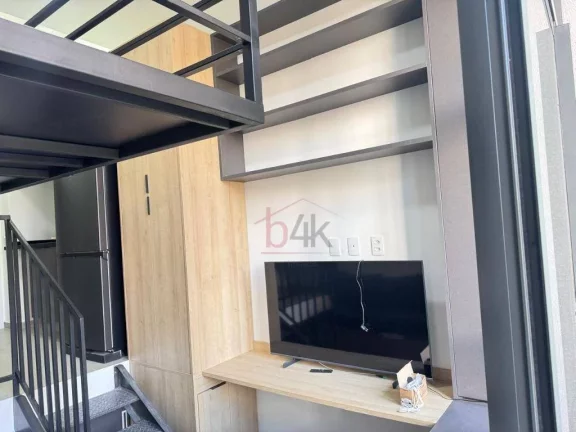 Imagem Apartamento com 1 dormitório para alugar, 21 m² por R$ 3.372,00/mês - Brooklin - São Paulo/SP