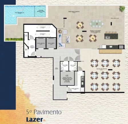 Imagem Apartamento Alto Padrão, 03 Quartos, 01 Suite, Area de Lazer Completa, Elevador, Centro, Guarapari - ES