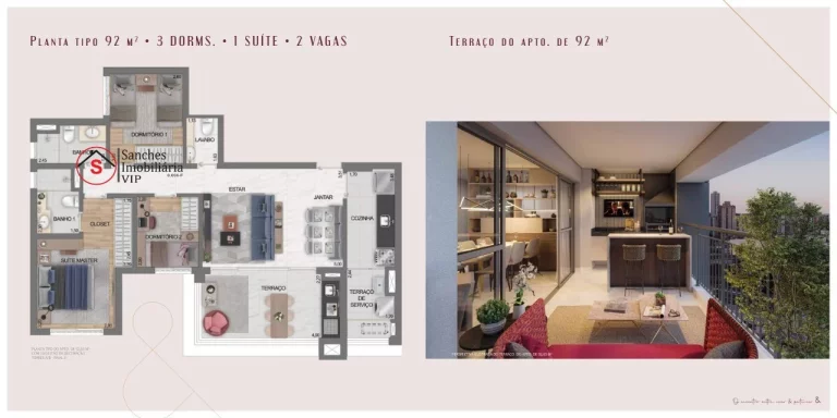 Imagem APARTAMENTO COM 3 DORMITÓRIOS NA MOOCA, 2 VAGAS DE GARAGEM + DEPÓSITO, 92 METROS, VARANDA COM CHURRASQUEIRA. APARTAMENTO COM 4 DORMITÓRIOS, 130 METROS