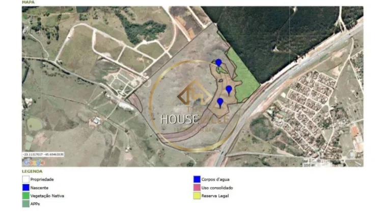 Imagem Fazenda Santa Mariana. Área Escriturada, 430 mil m², Caçapava, Sp.