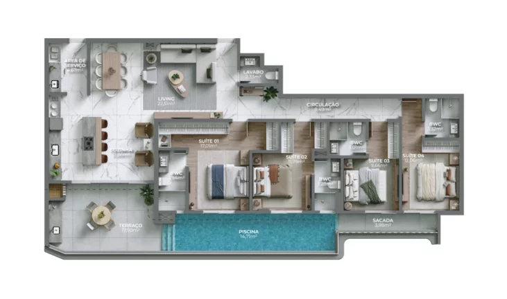 Imagem Alva - Residencial - Apartamento à venda no bairro Canto Grande - Bombinhas/SC