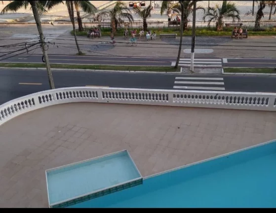 Imagem Apart Ocian, Frente ao mar, 3 dorm, 1 suíte, 1 vaga, 126m²