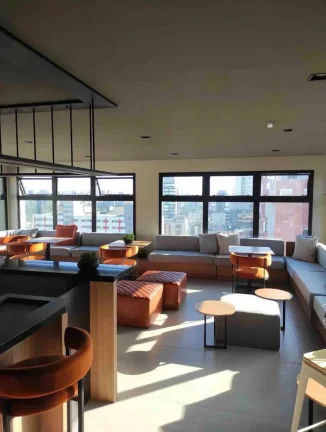 Imagem Studio Pinheiros - 25M², 1 Dorm, 1 Banheiro, Porteira Fechada.