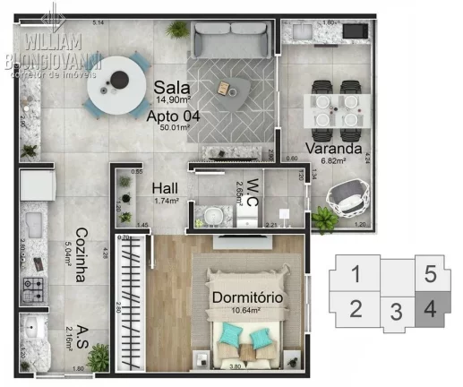 Imagem Apartamento à Venda em Caiçara, Praia Grande - SP