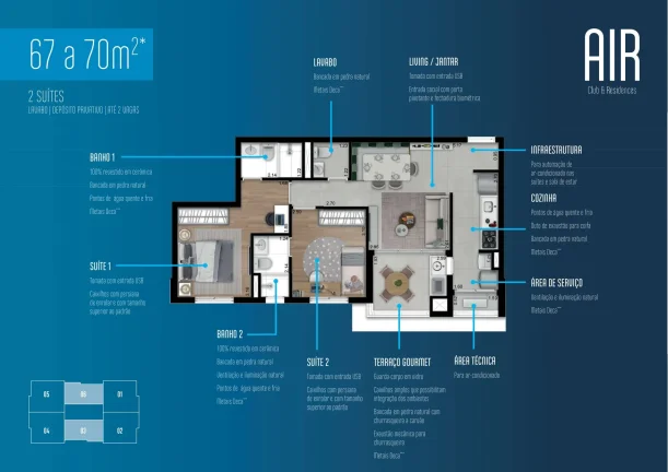 Imagem Apto. 65m² em Osasco