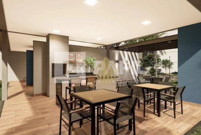 Imagem Apartamento com 1 ( com suíte) e 2 dormitórios, à venda, a partie de 43 m², valor a part R$ 208.000 - Distrito de Bonfim Paulista - Ribeirão Preto/SP