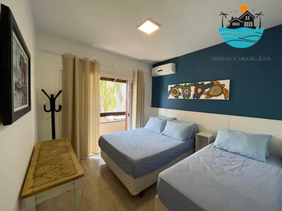 Imagem Casa Temporada - Praia de Juquehy, 4 suítes, 1 térreaa, piscina coletiva, churrasqueira, 3 vagas, 10 pessoas, serv. de praia, | Juquehy Imobiliária