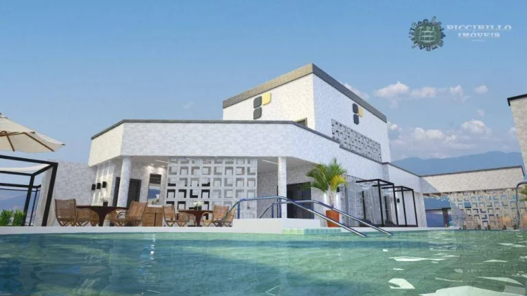 Imagem Apartamento com 2 dormitórios à venda, 87 m² por R$ 757.866,12 - Vila Guilhermina - Praia Grande/SP