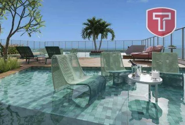 Imagem Flat à venda, 59 m² por R$ 1.063.710,48 - Altiplano Cabo Branco - João Pessoa/PB