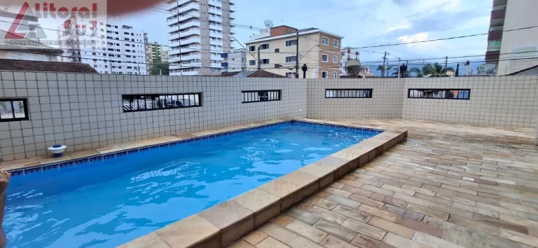Imagem Imperdível: Apartamento à venda em Praia Grande-SP, Tupi! 2 quartos, 1 suíte, 1 sala, 2 banheiros, 1 vaga, 92m²!
