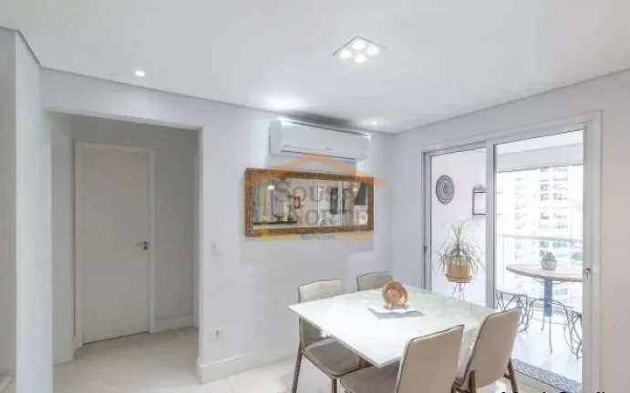 Imagem Apartamento 2 dormitórios, sendo 1 suíte, piso laminado, sala 2 ambientes, varanda gourmet com chu...