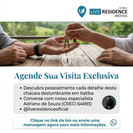 Imagem Sítio da Moenda com casa sede e área de lazer