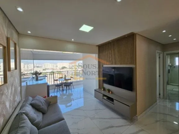 Imagem Apartamento 3 dormitÃ³rios, sendo 1 suÃ­te, sala para 2 ambientes, varanda gourmet, cozinha com armÃ...