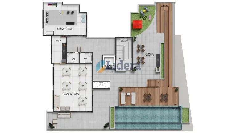 Imagem Apto - 3 Quartos - 1 Suíte - 68,74m² - Ponta de Campina, Cabedelo/PB