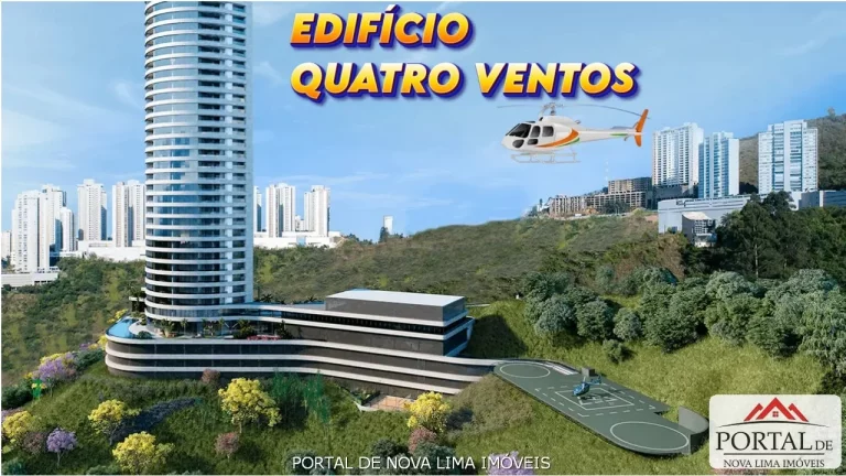 Imagem Apartamento de Luxo com 757 m², Garagem Privativa e Heliponto em Nova Lima ? Quatro Ventos
