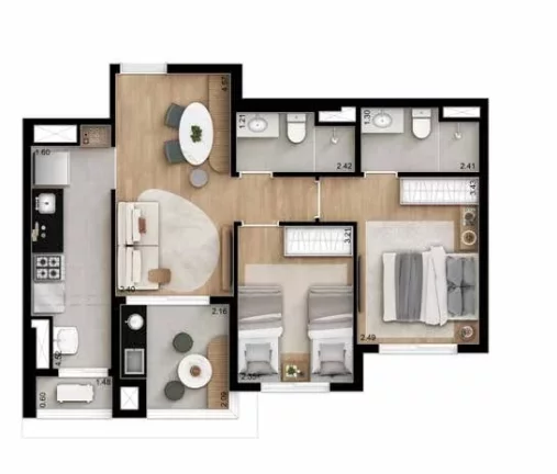 Imagem APARTAMENTO RESIDENCIAL em Osasco - SP, Vila Yara