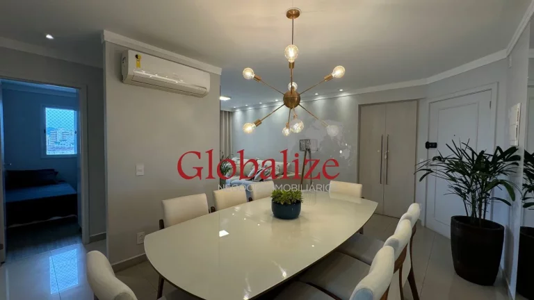 Imagem Apartamento mobiliado com varanda de 84 metros 1 suite 2 dormitórios 1 vaga coletiva suficiente localizado no Marapé Santos R$835.000,00