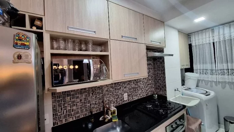 Imagem APTO ACONCHEGANTE - 2 DORM 1 SUÍTE TODO REFORMADO - COND. PORTAL DOS CRISTAIS - JARDIM SÃO PEDRO - HORTOLÂNDIA