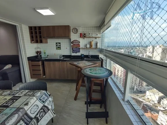 Imagem Apartamento na Guilhermina em Praia Grande com 3 Dormitórios