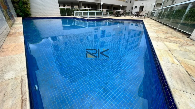 Imagem APARTAMENTO PRAIA GRANDE com 2 dormitórios,1 suíte,1 vaga de garagem,varanda gourmet com churrasqueira