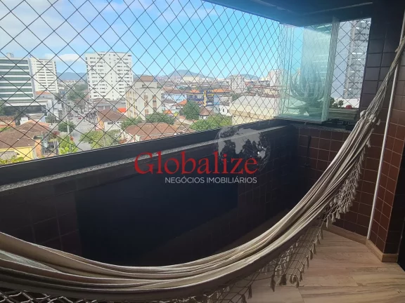 Imagem Apartamento de 2 dormitórios com sacada na Vila Mathias em Santos por $ 450.000,00 mil