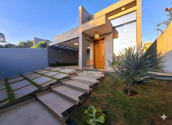 Imagem Casa com 3 dormitórios à venda, 135 m² por R$ 1.190.000,00 - Lundceia - Lagoa Santa/MG